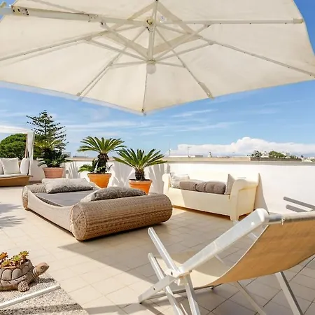 Sea View Terrace Sunset-private Parking Vakantiehuis