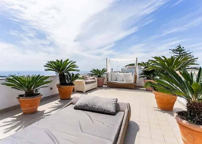 Sea View Terrace Sunset-private Parking Vakantiehuis *
