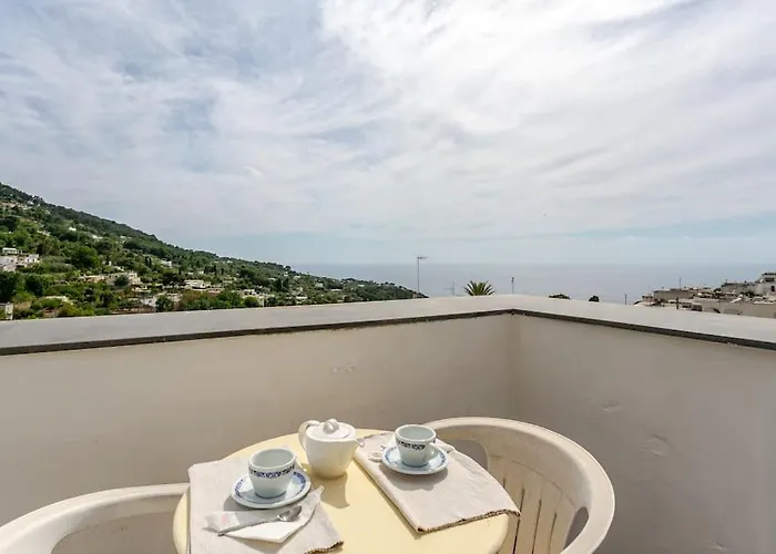 Sea View Terrace Sunset-private Parking Tatil Evi Anacapri (Isola di Capri)